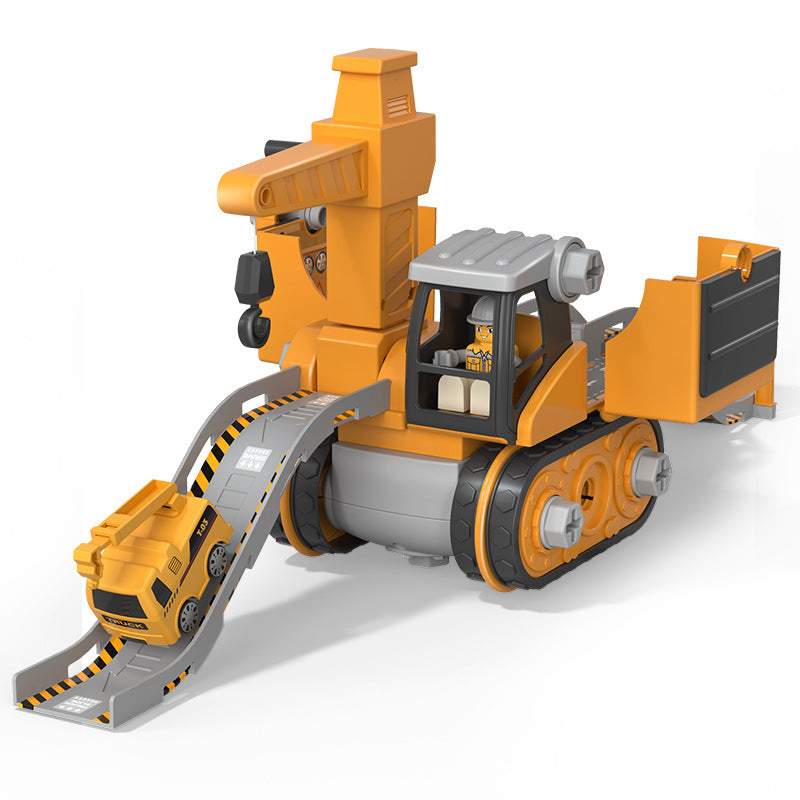 LittleBuilder zestaw do zabawy – ciężarówka, koparka i dźwig