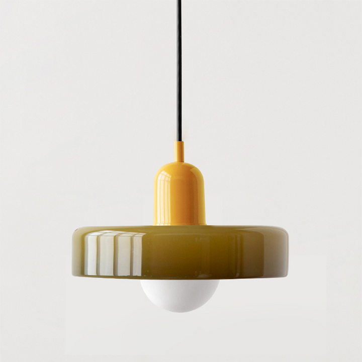 Kolorowa lampa wisząca | Styl Bauhaus | Artystyczny design