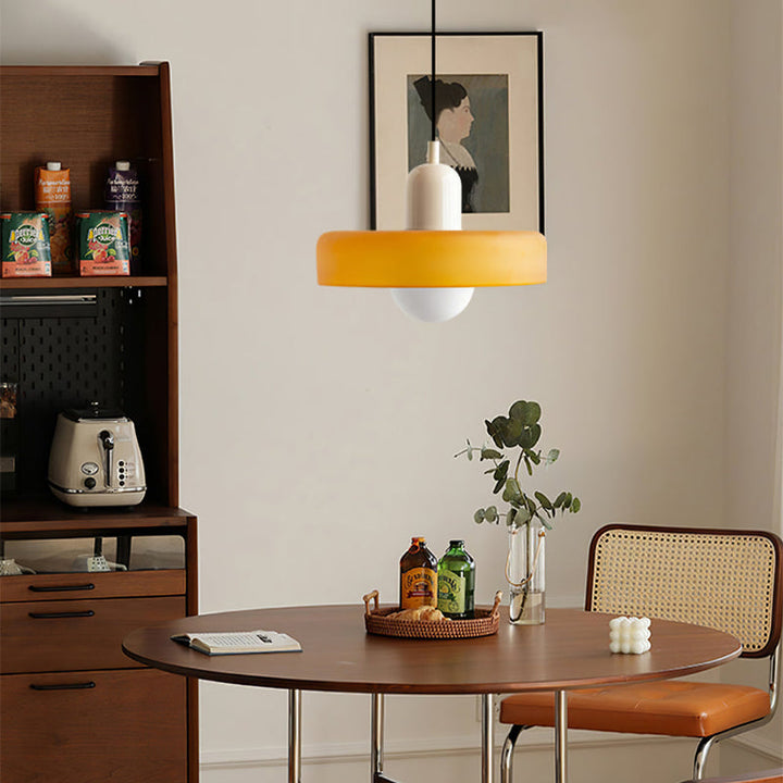 Kolorowa lampa wisząca | Styl Bauhaus | Artystyczny design