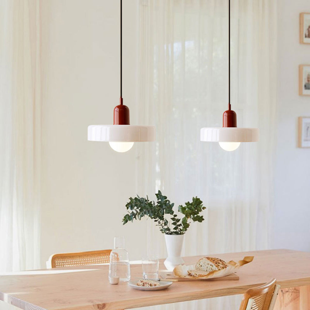 Kolorowa lampa wisząca | Styl Bauhaus | Artystyczny design