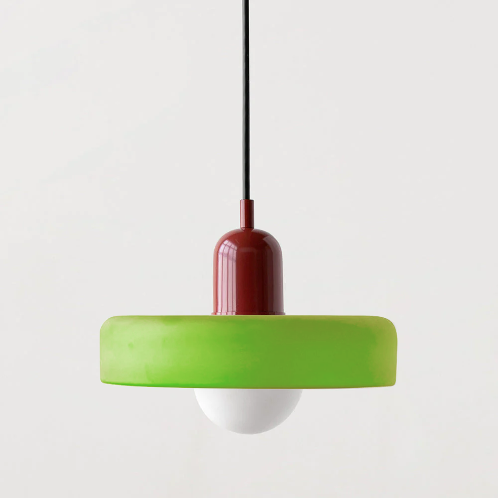 Kolorowa lampa wisząca | Styl Bauhaus | Artystyczny design