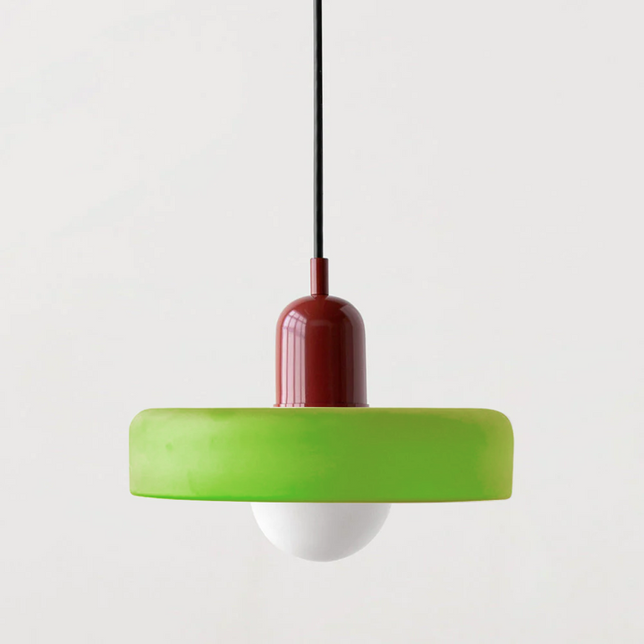 Kolorowa lampa wisząca | Styl Bauhaus | Artystyczny design