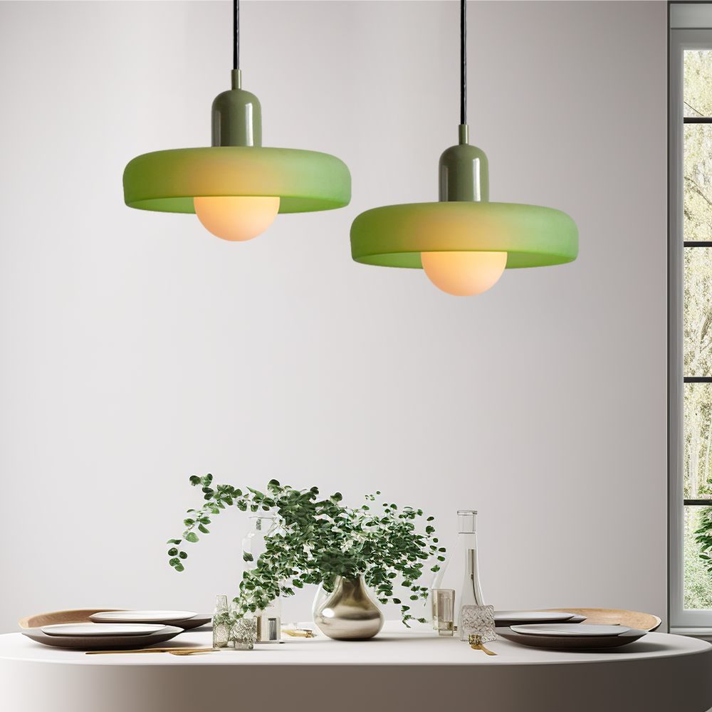 Kolorowa lampa wisząca | Styl Bauhaus | Artystyczny design