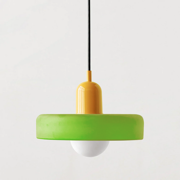 Kolorowa lampa wisząca | Styl Bauhaus | Artystyczny design
