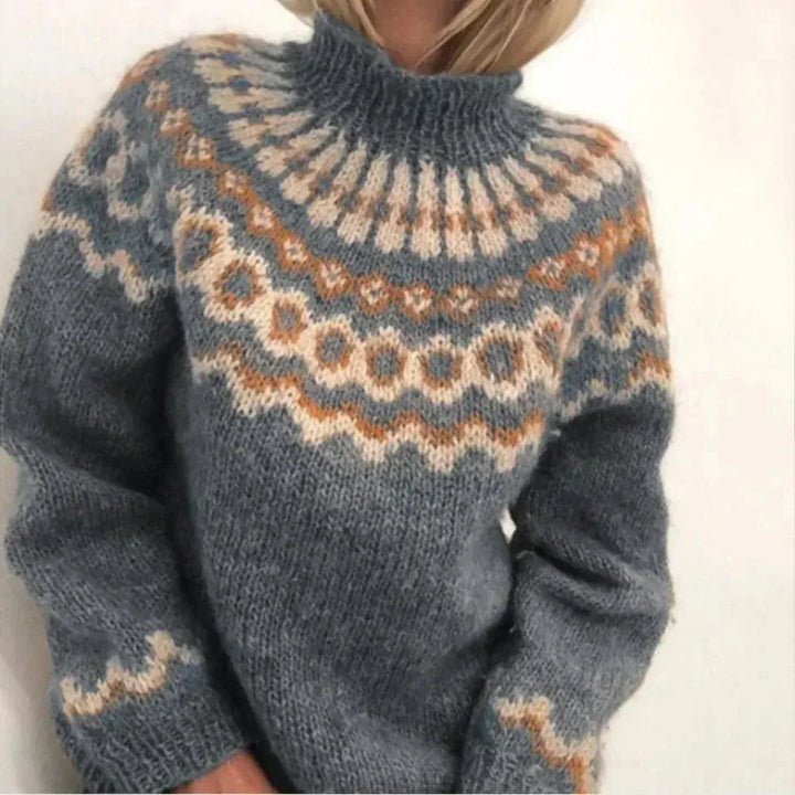 Damski sweter dziany