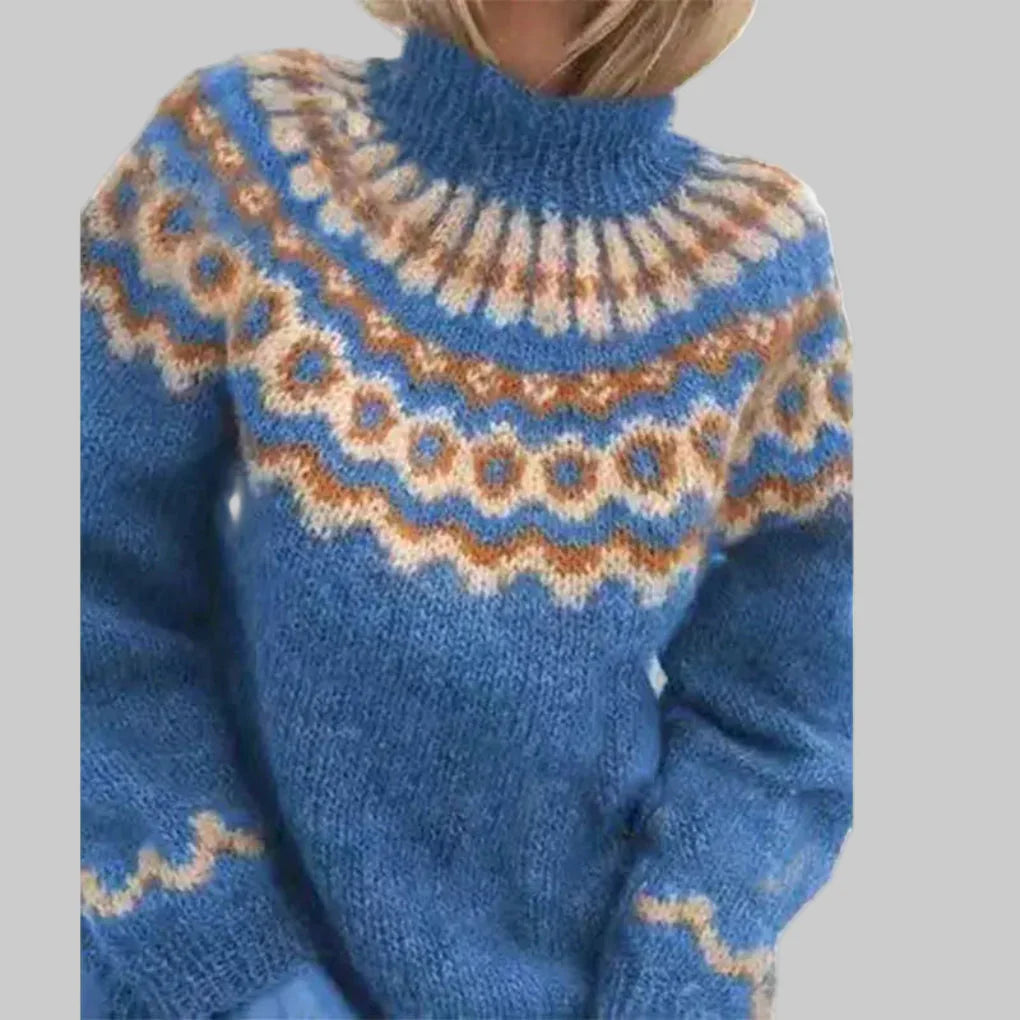 Damski sweter dziany