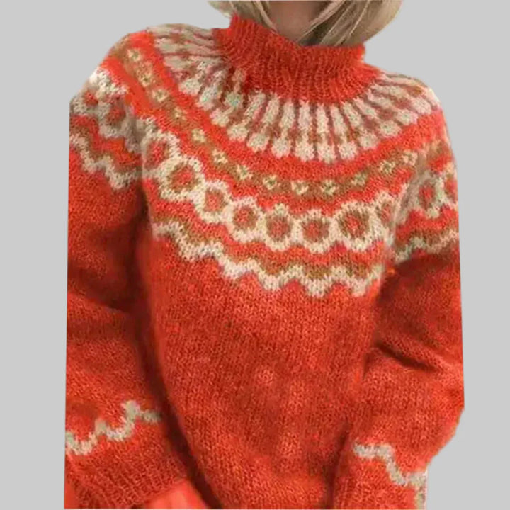 Damski sweter dziany
