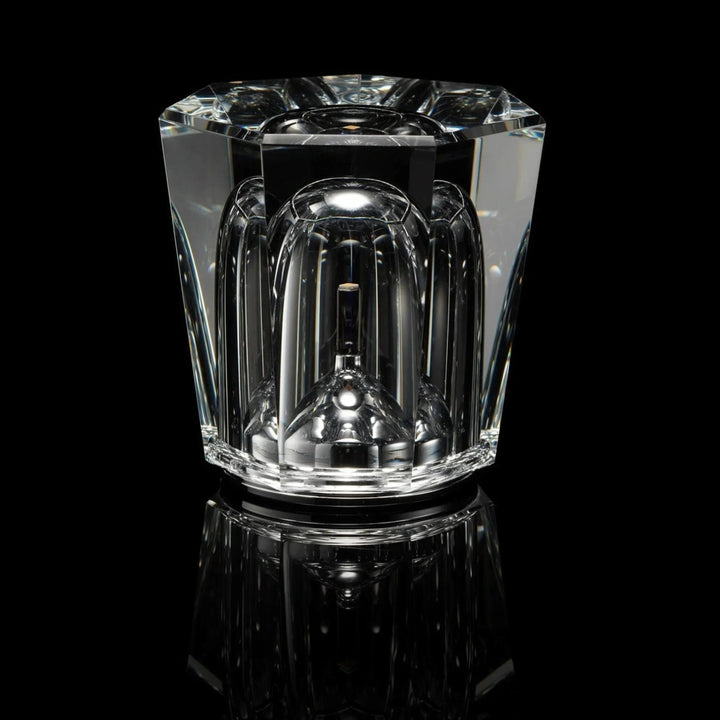 Kryształowa lampa stołowa VÉLORIA | Design w kształcie diamentu i gra świateł 360° | Bezprzewodowa i ładowana przez USB | Do 12 godzin świecenia