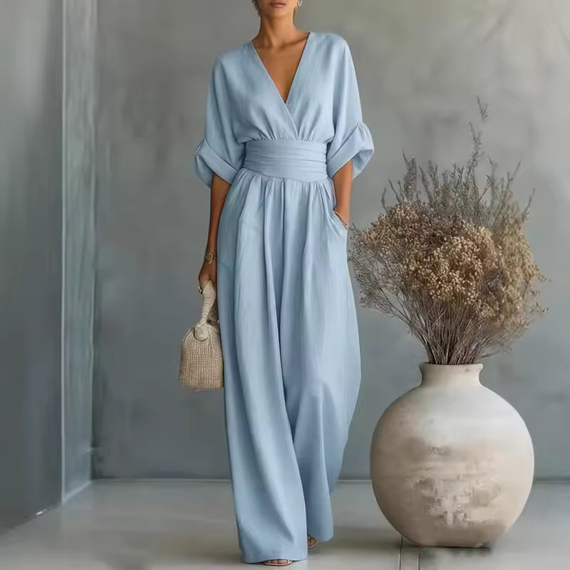 Georgina™ | Elegancki Kombinezon z Dekoltem V