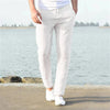 Męskie Lnianie Spodnie Letnie – Casual Style z Przewiewnym Designem