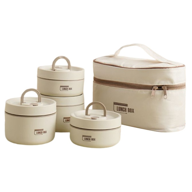 Izolowany Lunchbox Wielowarstwowy z GRATISOWĄ Torbą Transportową - ThermoBox