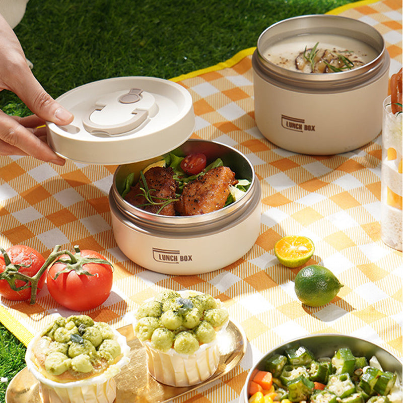 Izolowany Lunchbox Wielowarstwowy z GRATISOWĄ Torbą Transportową - ThermoBox
