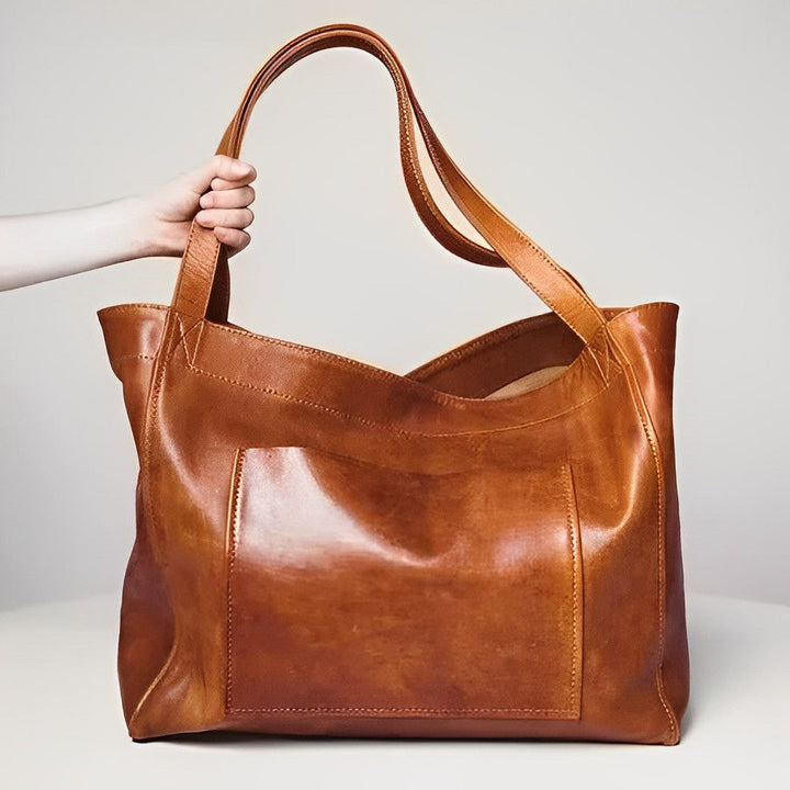 Luksusowa skórzana torba na ramię do eleganckich stylizacji