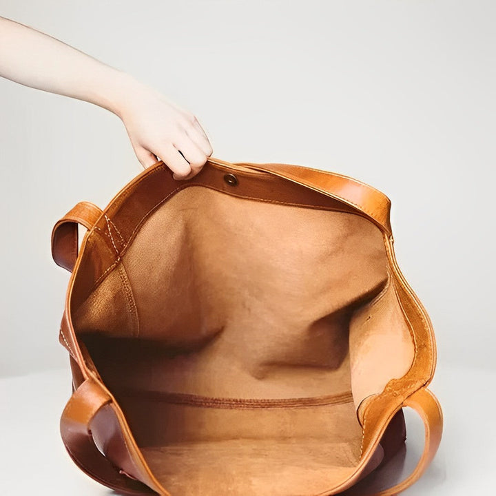 Luksusowa skórzana torba na ramię do eleganckich stylizacji