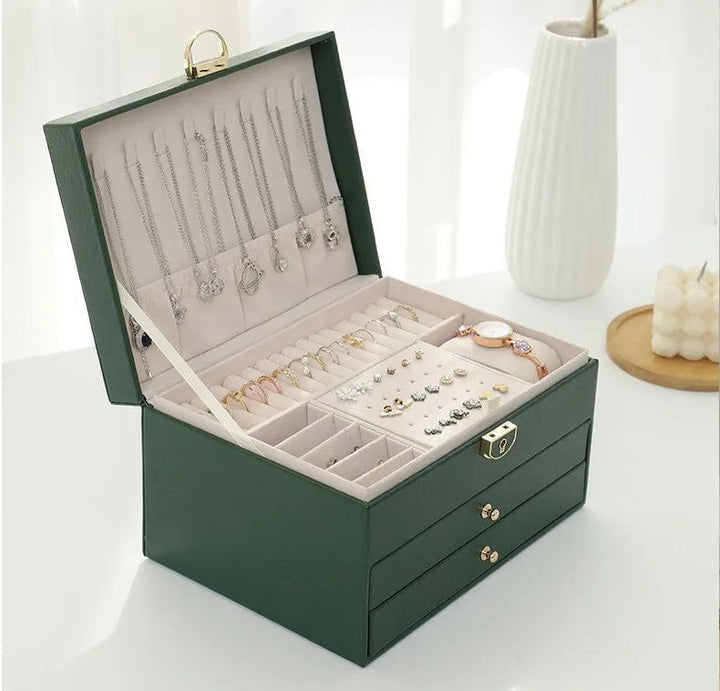 LuxeGuard | Pudełko na Biżuterię – Eleganckie Przechowywanie Biżuterii