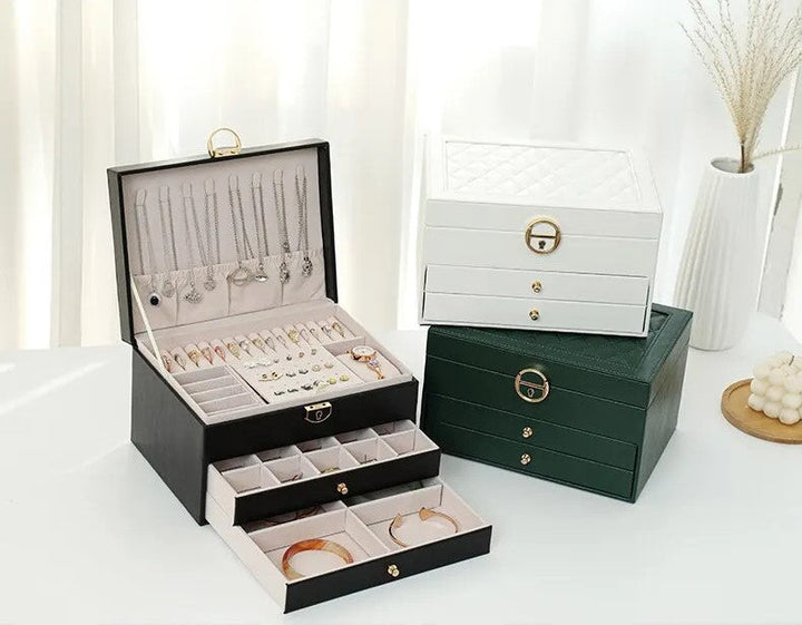 LuxeGuard | Pudełko na Biżuterię – Eleganckie Przechowywanie Biżuterii