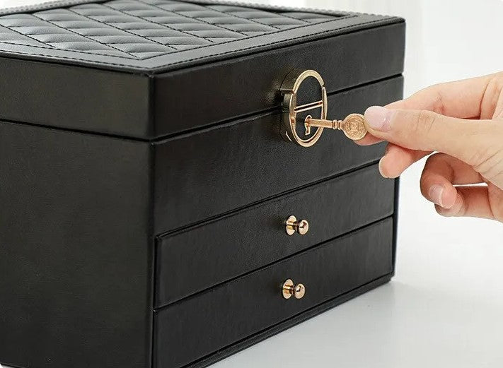 LuxeGuard | Pudełko na Biżuterię – Eleganckie Przechowywanie Biżuterii