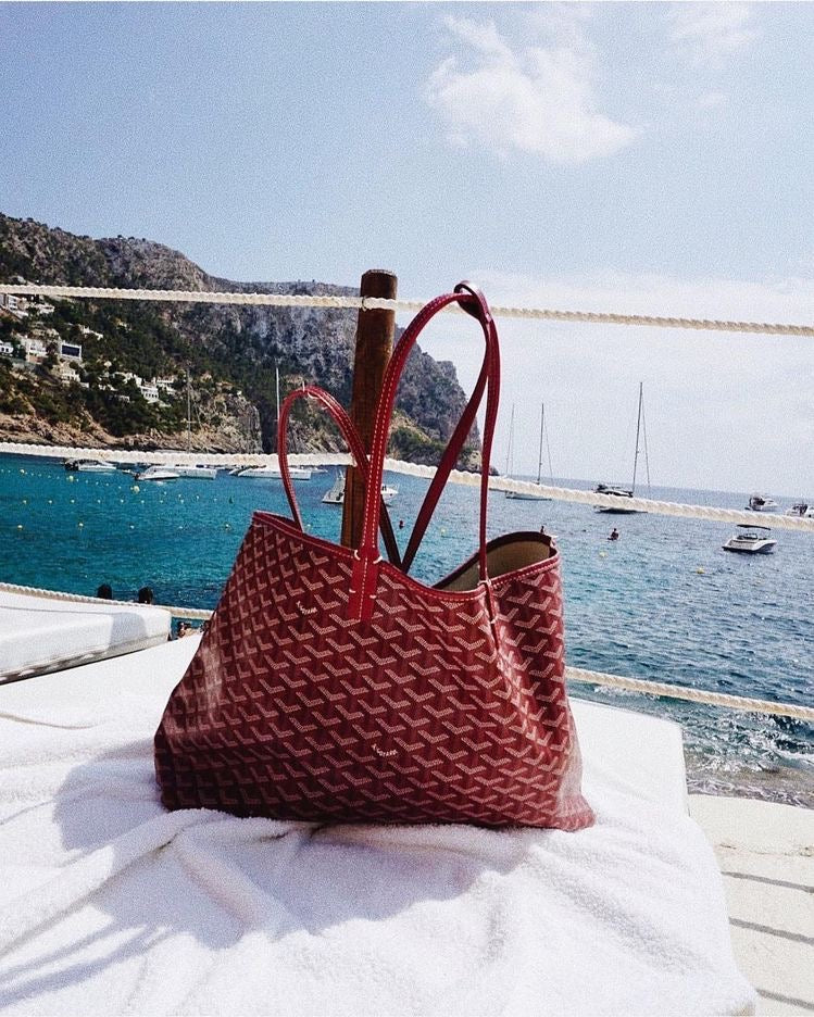 Luksusowa Torba Shopper | Elegancka i Pojemna | Bordowa