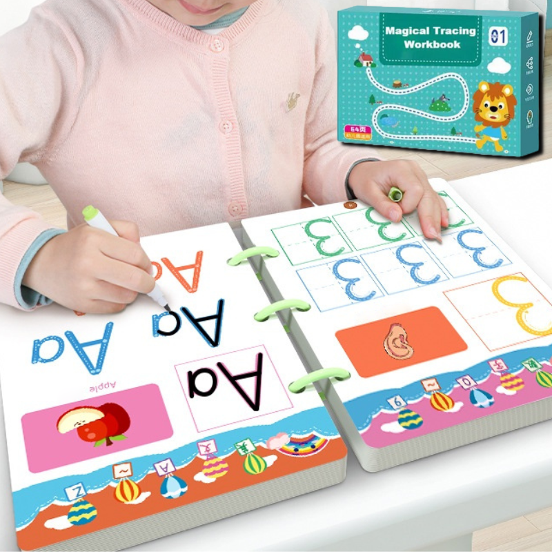 Zestaw Wielorazowych Zeszytów do Nauki Pisania – Pip