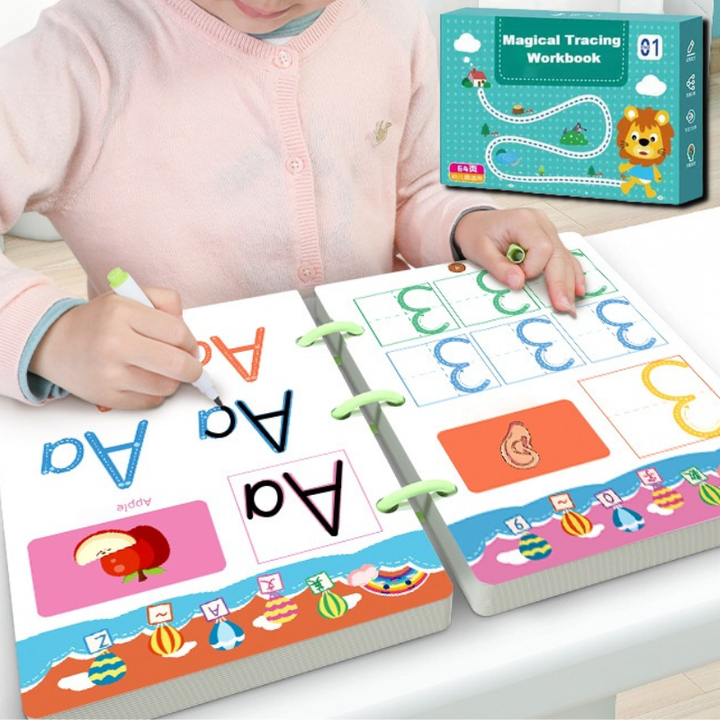 Zestaw Wielorazowych Zeszytów do Nauki Pisania – Pip