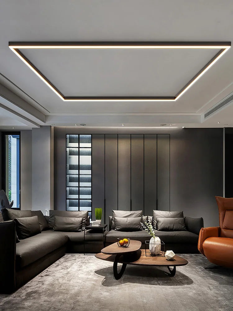 Nowoczesna lampa sufitowa LED - energooszczędny design