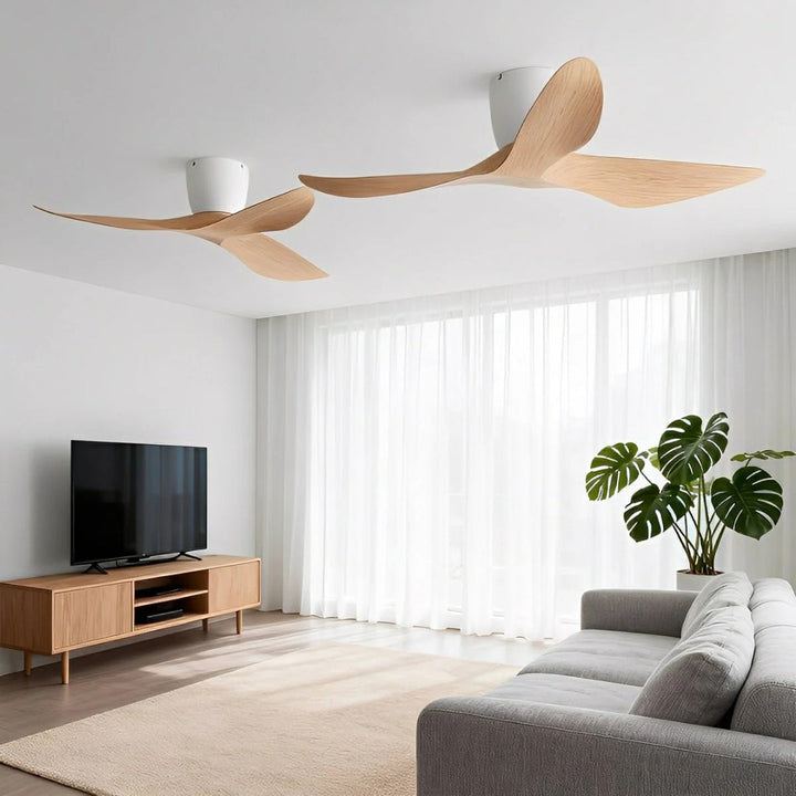 Nelvarn – minimalistyczny wentylator sufitowy z łopatkami