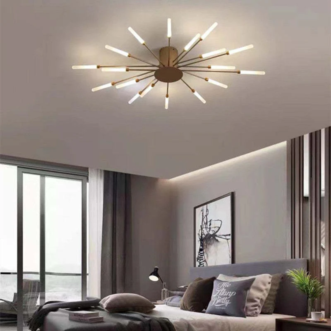 Duża nowoczesna lampa sufitowa LED | LumenMax | Oszczędność energii