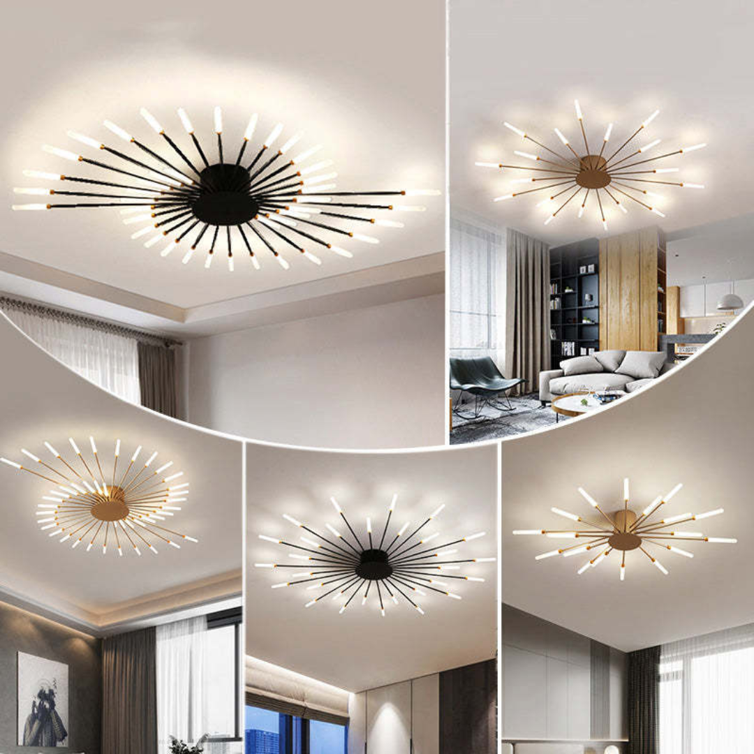 Duża nowoczesna lampa sufitowa LED | LumenMax | Oszczędność energii