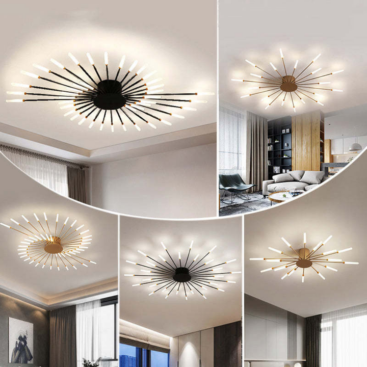Duża nowoczesna lampa sufitowa LED | LumenMax | Oszczędność energii
