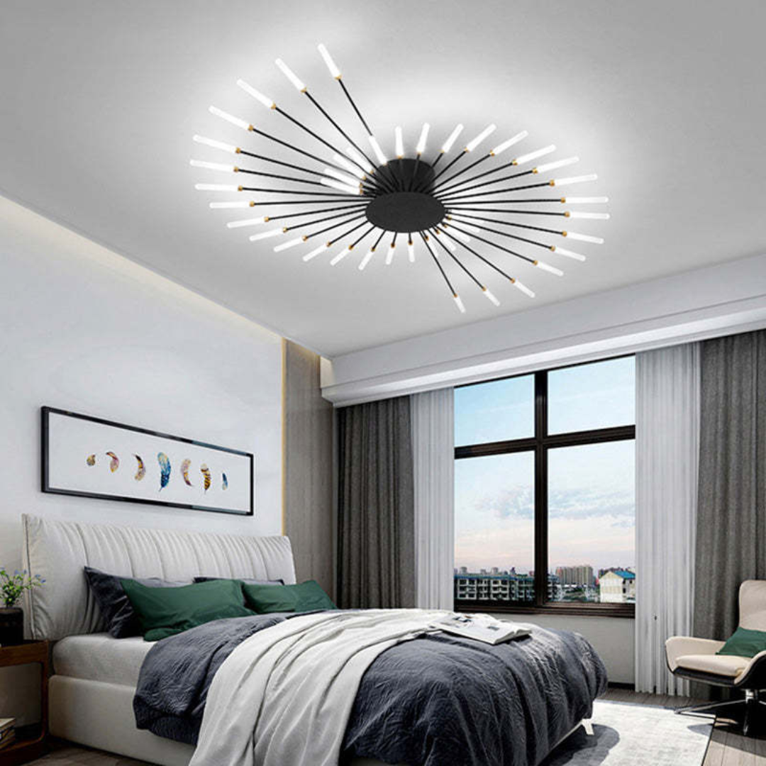 Duża nowoczesna lampa sufitowa LED | LumenMax | Oszczędność energii