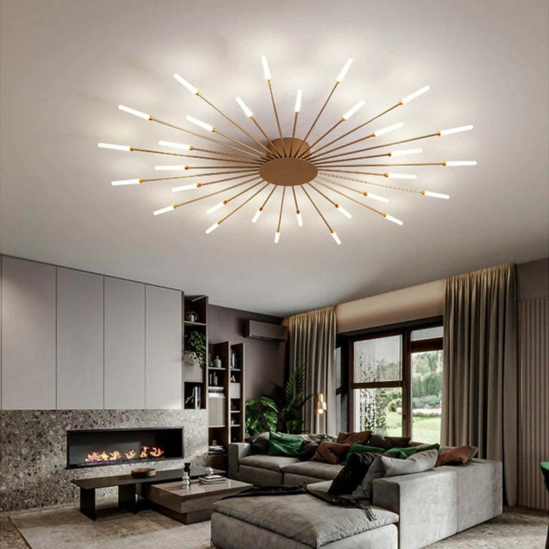 Duża nowoczesna lampa sufitowa LED | LumenMax | Oszczędność energii