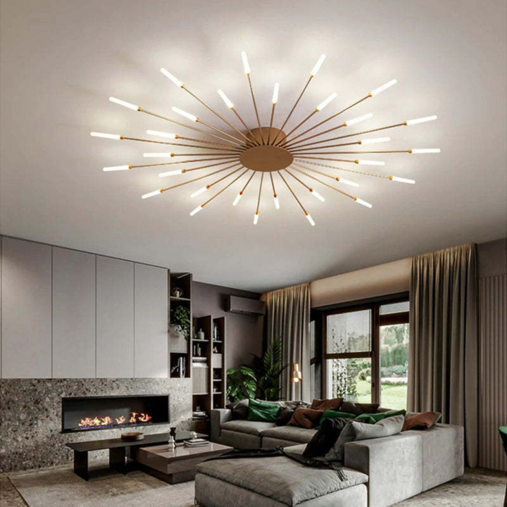 Duża nowoczesna lampa sufitowa LED | LumenMax | Oszczędność energii