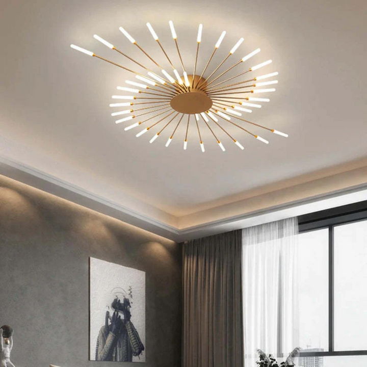 Duża nowoczesna lampa sufitowa LED | LumenMax | Oszczędność energii