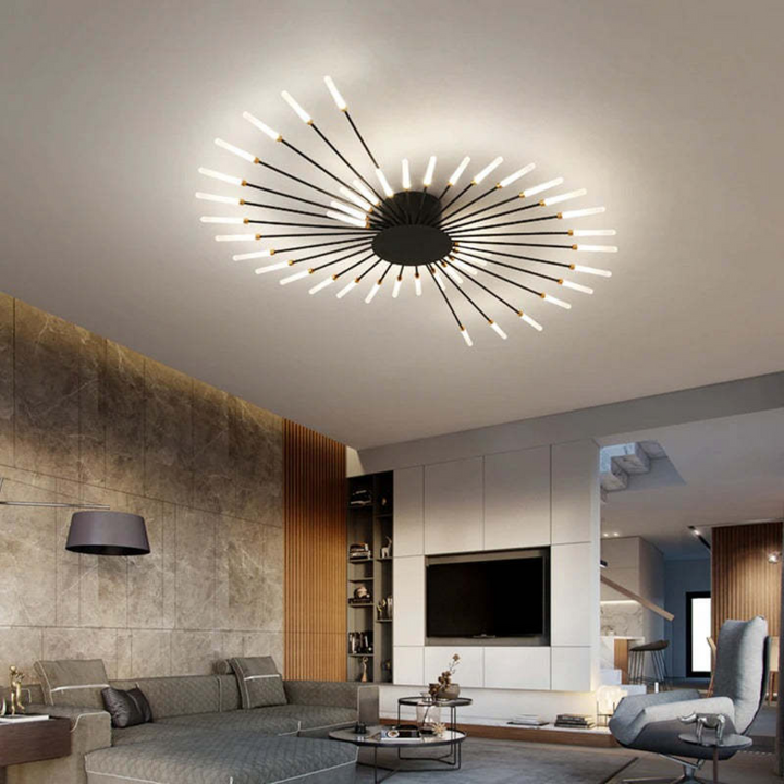 Duża nowoczesna lampa sufitowa LED | LumenMax | Oszczędność energii