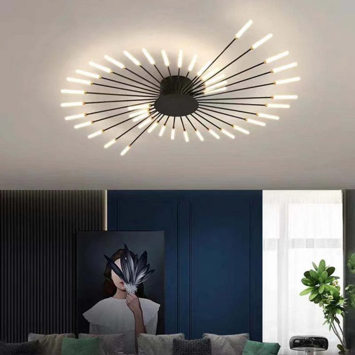Duża nowoczesna lampa sufitowa LED | LumenMax | Oszczędność energii