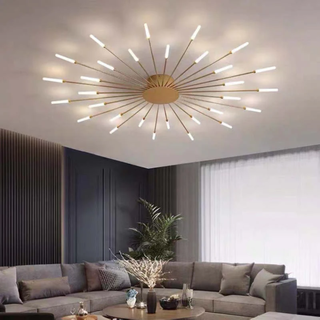 Duża nowoczesna lampa sufitowa LED | LumenMax | Oszczędność energii