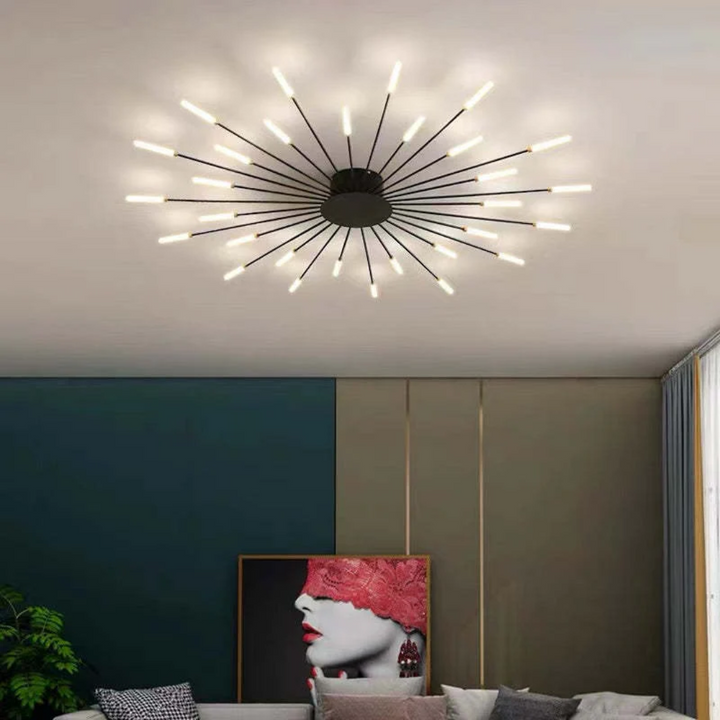 Duża nowoczesna lampa sufitowa LED | LumenMax | Oszczędność energii