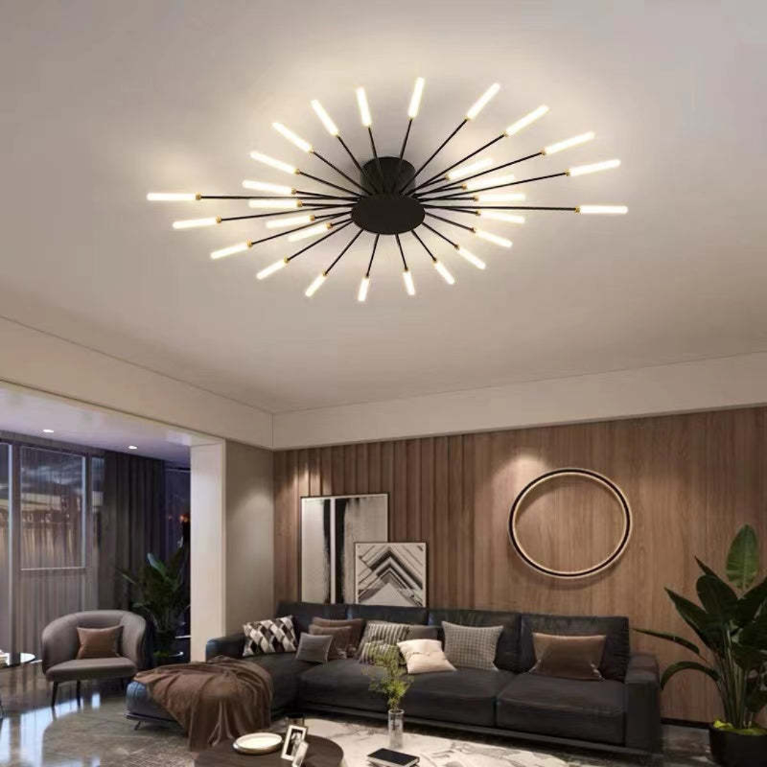 Duża nowoczesna lampa sufitowa LED | LumenMax | Oszczędność energii