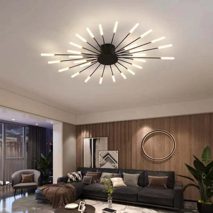 Duża nowoczesna lampa sufitowa LED | LumenMax | Oszczędność energii