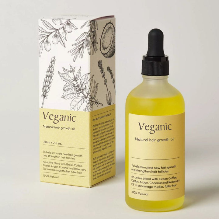 Wegańska oliwka na wzrost włosów - 100% naturalne serum