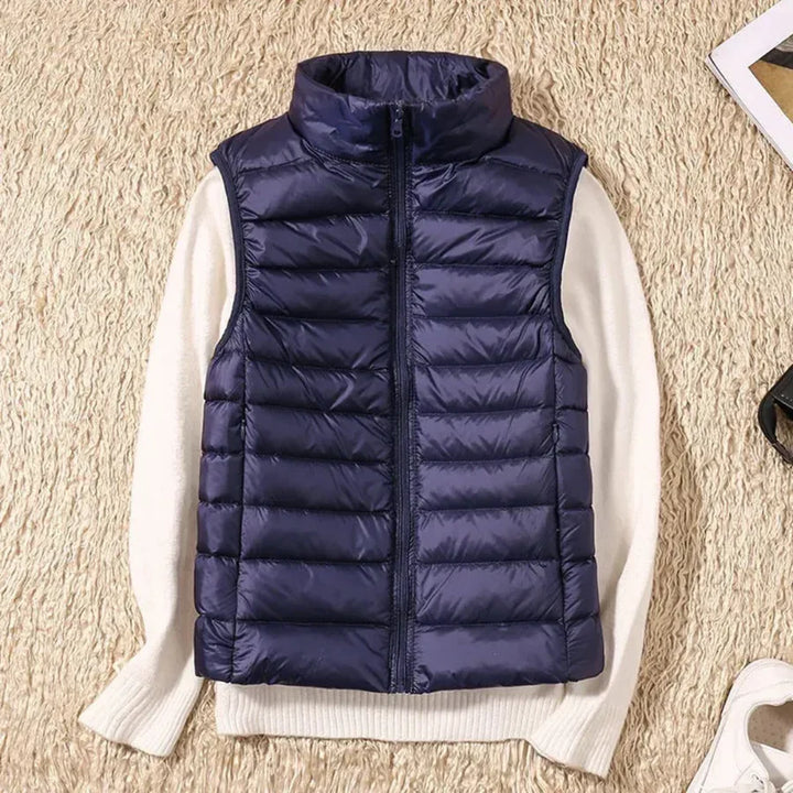 Wiatroodporny Kobiecy Bodywarmer z Zipperem