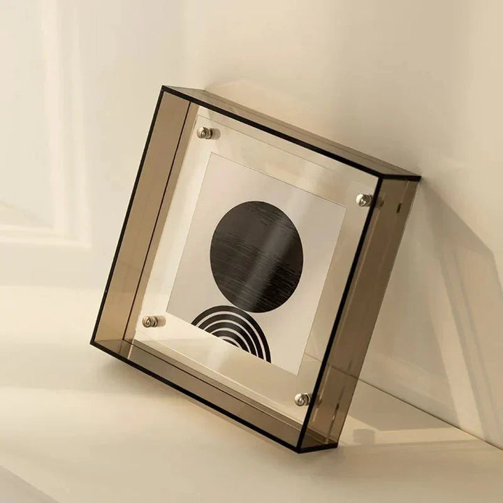 Wisząca Ramka na Zdjęcia z Akrylu | Nowoczesny Design na Ścianę i Stół