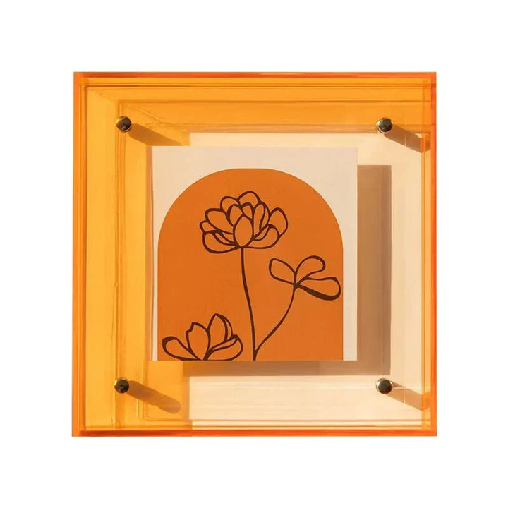 Wisząca Ramka na Zdjęcia z Akrylu | Nowoczesny Design na Ścianę i Stół