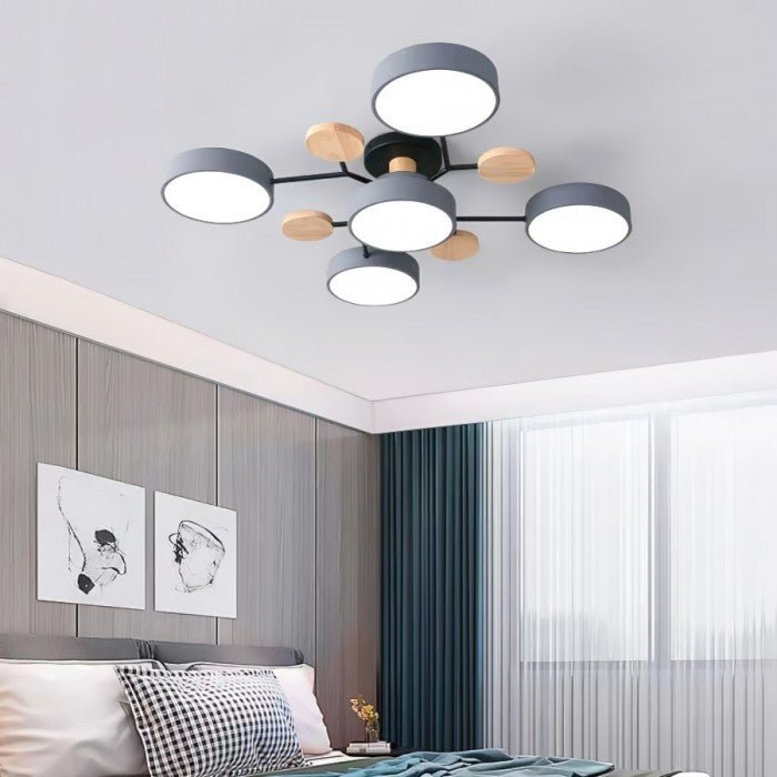 Skandynawska Lampa Sufitowa – Rozgałęziony, Elegancki i Zrównoważony Design z Technologią LED