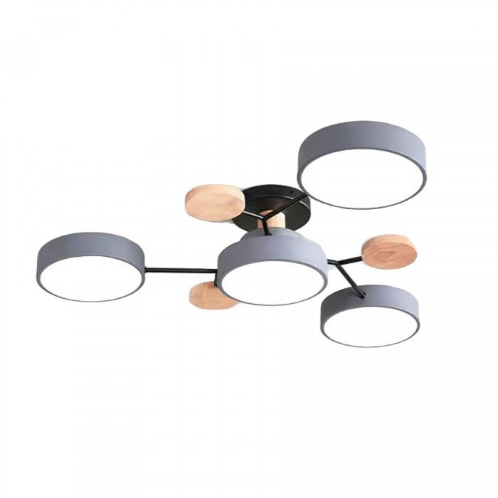 Skandynawska Lampa Sufitowa – Rozgałęziony, Elegancki i Zrównoważony Design z Technologią LED
