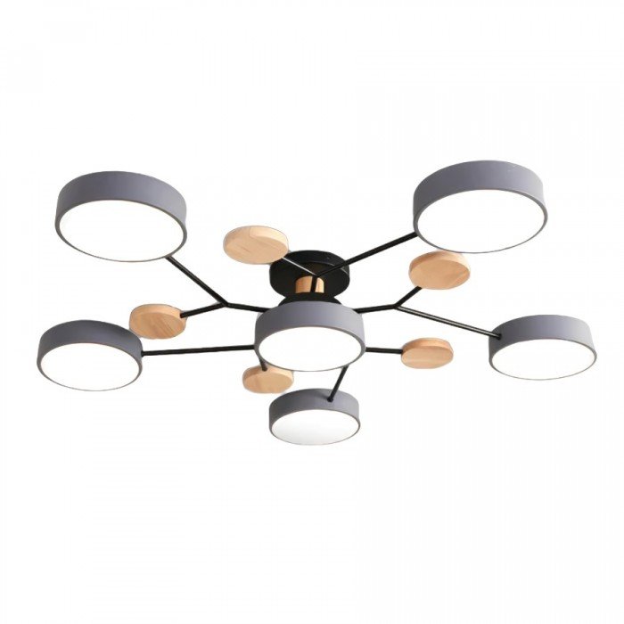 Skandynawska Lampa Sufitowa – Rozgałęziony, Elegancki i Zrównoważony Design z Technologią LED