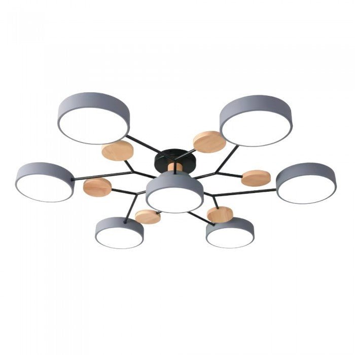 Skandynawska Lampa Sufitowa – Rozgałęziony, Elegancki i Zrównoważony Design z Technologią LED