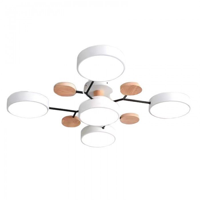 Skandynawska Lampa Sufitowa – Rozgałęziony, Elegancki i Zrównoważony Design z Technologią LED