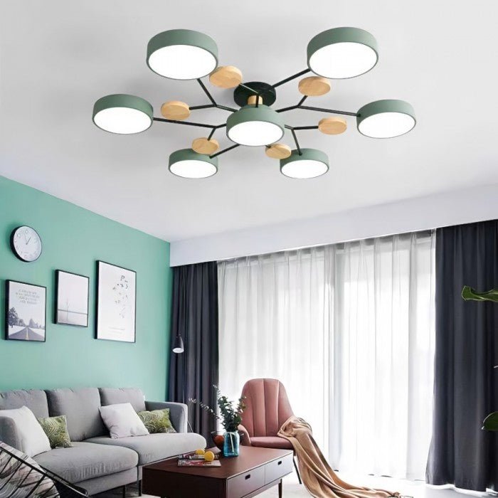Skandynawska Lampa Sufitowa – Rozgałęziony, Elegancki i Zrównoważony Design z Technologią LED
