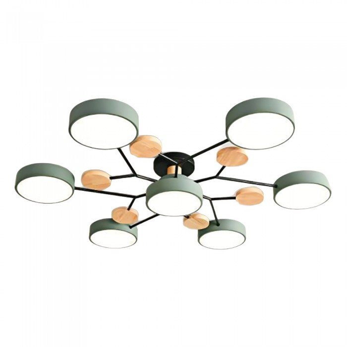 Skandynawska Lampa Sufitowa – Rozgałęziony, Elegancki i Zrównoważony Design z Technologią LED